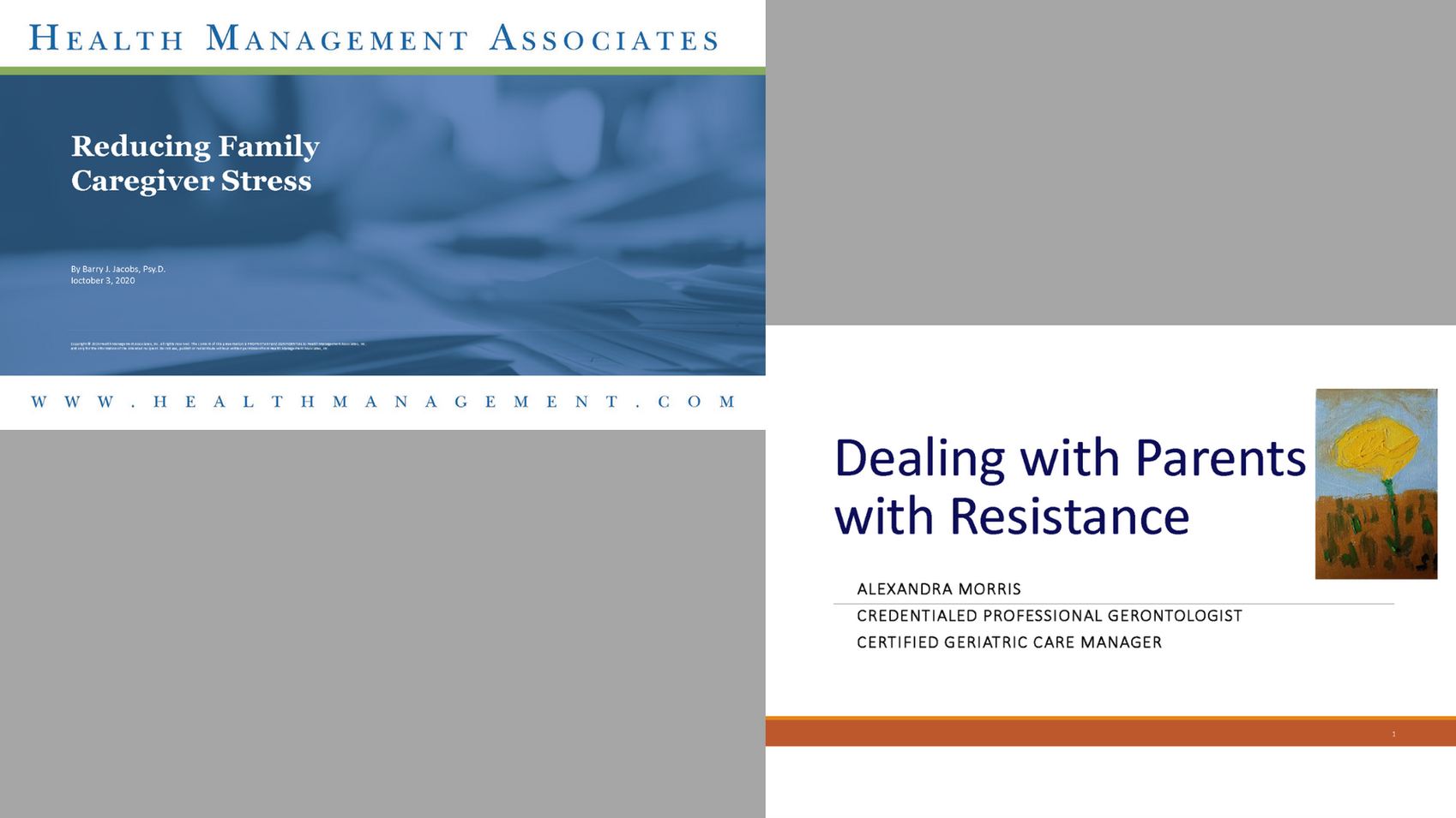 Learning to Live and Cope with High Stress; Dealing with Parents and Resistance